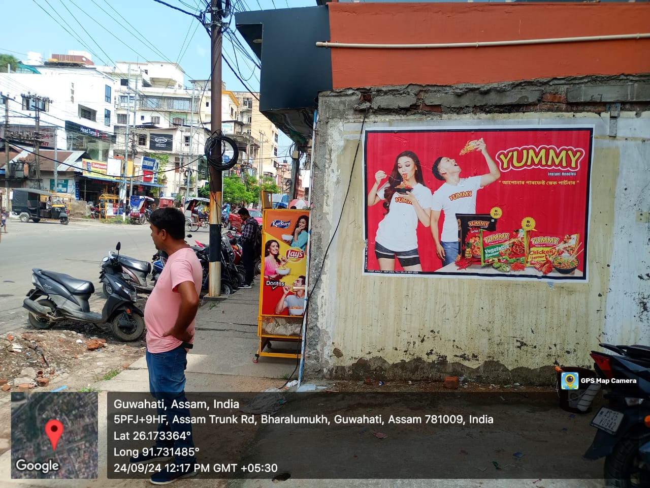 Yummy Noodles Flavor Explosion in Assam through Digital Wall Painting by Star India